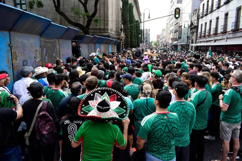 Football. World Cup 2026. Mexico. Fan zone. 11.06.2026
