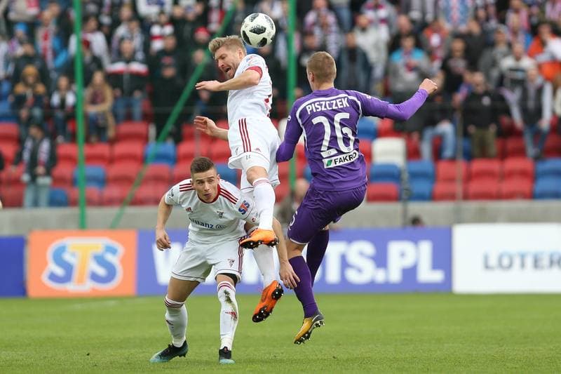 Football. Lotto Ekstraklasa. Gornik Zabrze - Sandecja Nowy Sacz. 31.03.2018