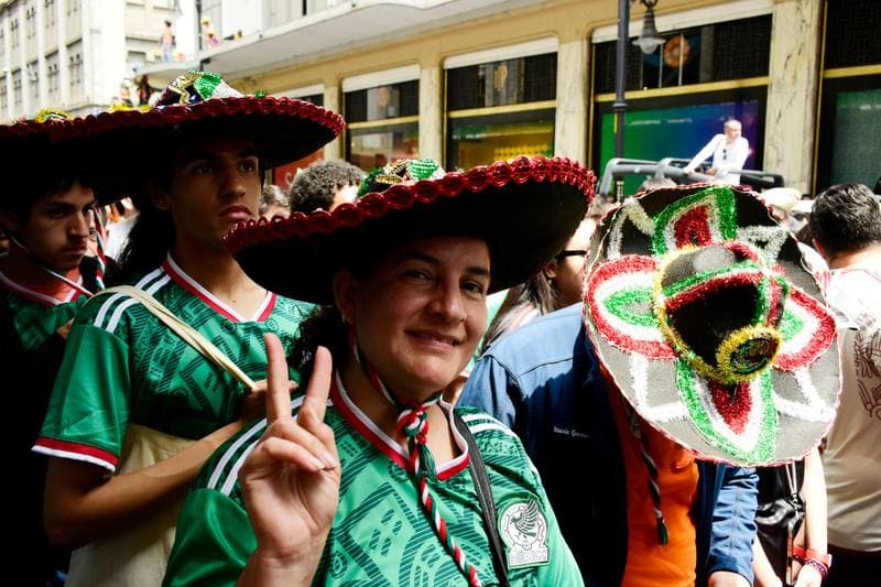 Football. World Cup 2026. Mexico. Fan zone. 11.06.2026