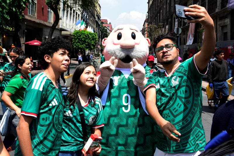Football. World Cup 2026. Mexico. Fan zone. 11.06.2026