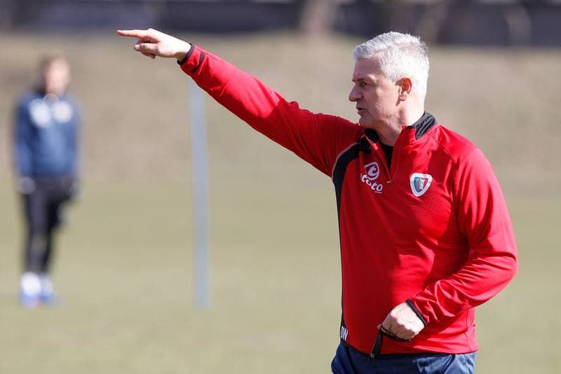 Football. Piast Gliwice. Training. 08.03.2017