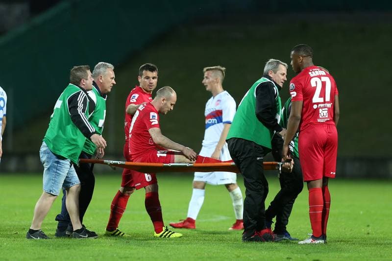 Football. Nice I Liga. Zaglebie Sosnowiec - Rakow Czestochowa. 11.04.2018