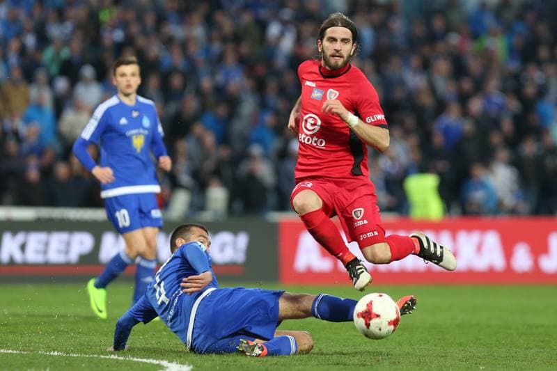Football. Lotto Ekstraklasa. Ruch Chorzow - Piast Gliwice. 03.04.2017