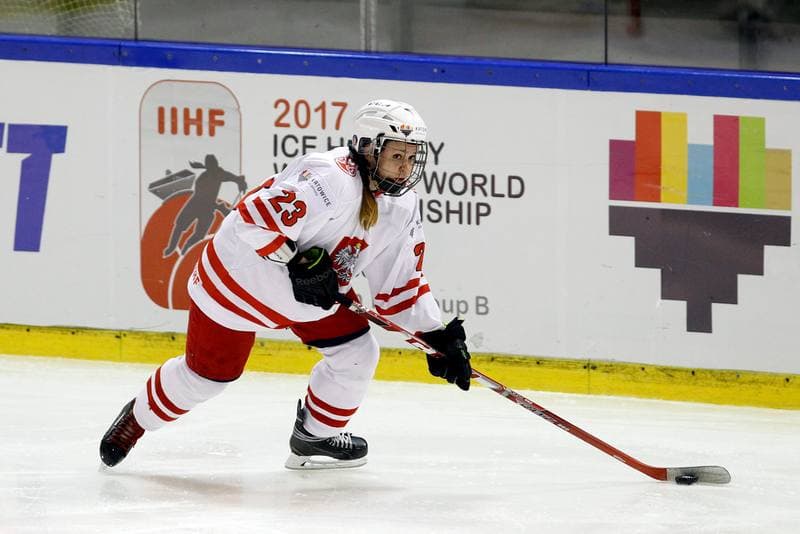 Ice Hockey. Women's World Championship. Poland - Italy. 11.04.2017