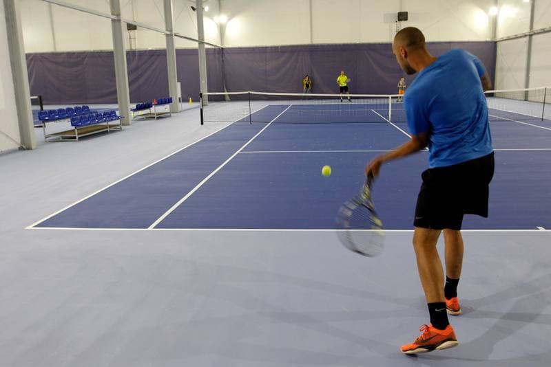 Tennis. Gornik Bytom. Opening of Tennis Hall. 19.04.2018