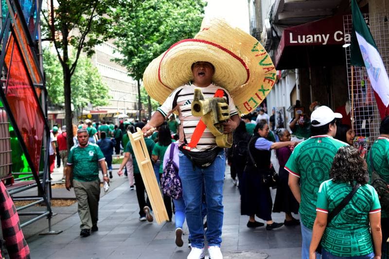 Football. World Cup 2026. Mexico. Fan zone. 11.06.2026