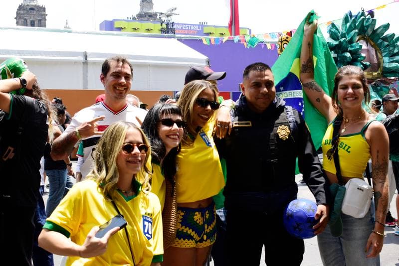 Football. World Cup 2026. Mexico. Fan zone. 11.06.2026