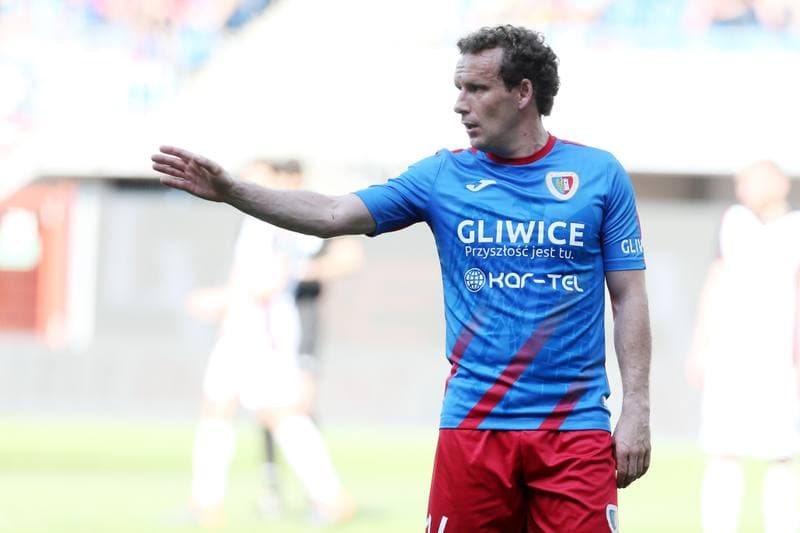 Football. Lotto Ekstraklasa. Piast Gliwice - Pogon Szczecin. 21.04.2018