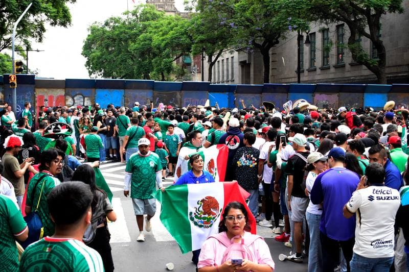 Football. World Cup 2026. Mexico. Fan zone. 11.06.2026