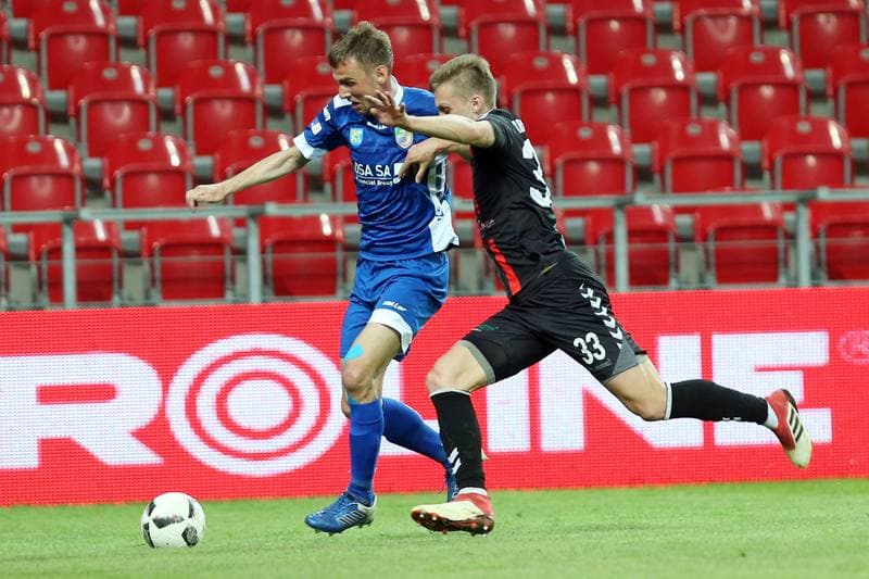Football. Nice I Liga. GKS Tychy - Miedz Legnica. 04.05.2018