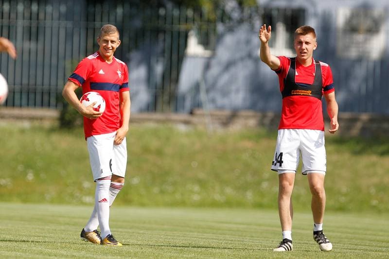 Football. Gornik Zabrze. Training. 11.08.2017