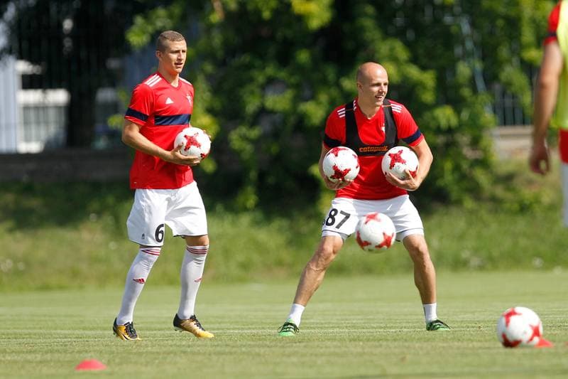 Football. Gornik Zabrze. Training. 11.08.2017