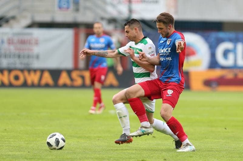 Football. Lotto Ekstraklasa. Piast Gliwice - Lechia Gdansk. 08.05.2018
