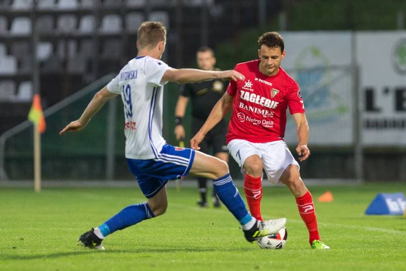 Football. Nice I Liga. Zaglebie Sosnowiec - Pogon Siedlce. 13.08.2017