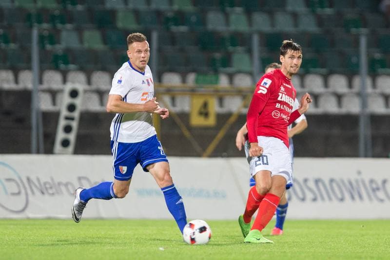 Football. Nice I Liga. Zaglebie Sosnowiec - Pogon Siedlce. 13.08.2017