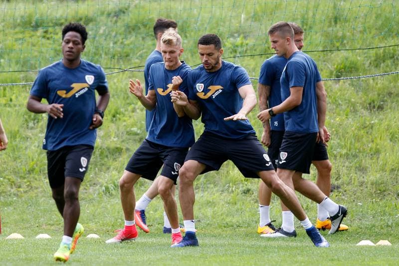 Football. Piast Gliwice. Training. 17.08.2017
