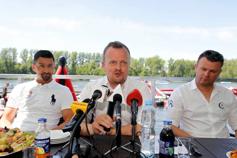 Football. Zaglebie Sosnowiec. Press Conference. 28.05.2018