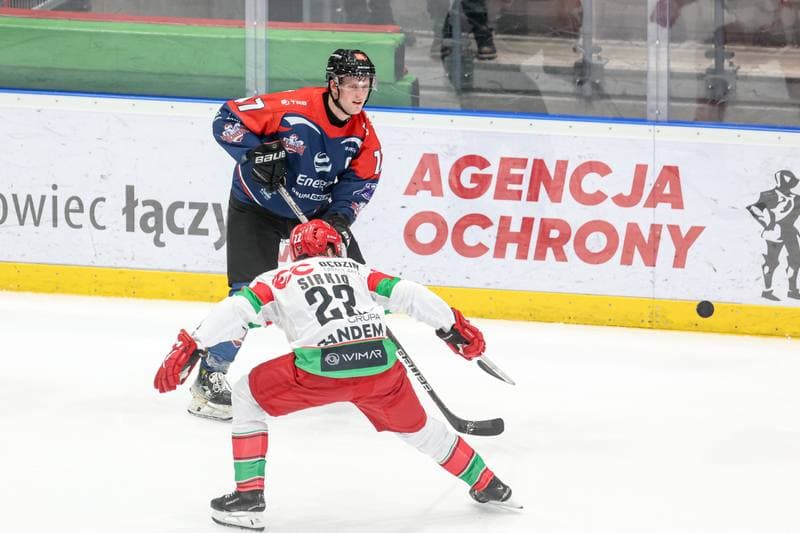Ice Hockey. Tauron Hokej Liga. EC Bedzin Zaglebie Sosnowiec - KH Energa Torun. 19.01.2025