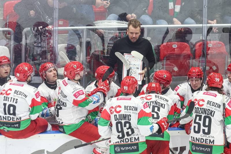 Ice Hockey. Tauron Hokej Liga. EC Bedzin Zaglebie Sosnowiec - KH Energa Torun. 19.01.2025