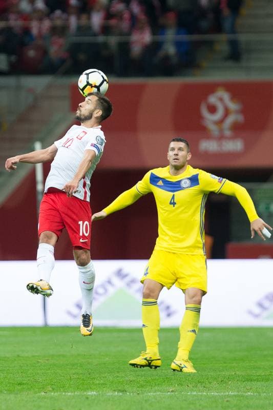 Football. FIFA World Cup Qualifiers. Poland - Kazakhstan. 04.09.2017