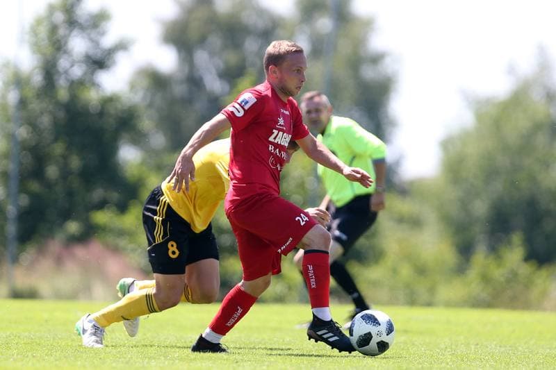 Football. Sparing. Zaglebie Sosnowiec - MFK Karvina. 04.07.2018
