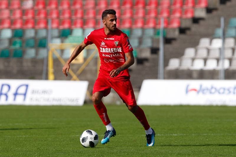 Football. Sparing. Zaglebie Sosnowiec - Karpaty Lwow. 08.07.2018