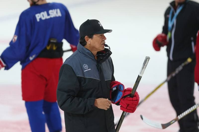 Ice Hockey. Poland national team. Training. 27.09.2017