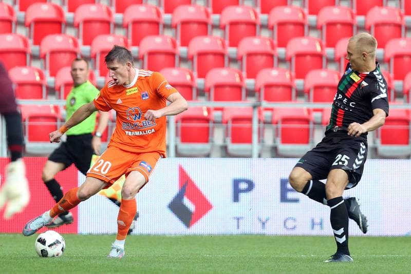 Football. Fortuna I Liga. GKS Tychy - Bruk-Bet Termalica Nieciecza. 11.08.2018