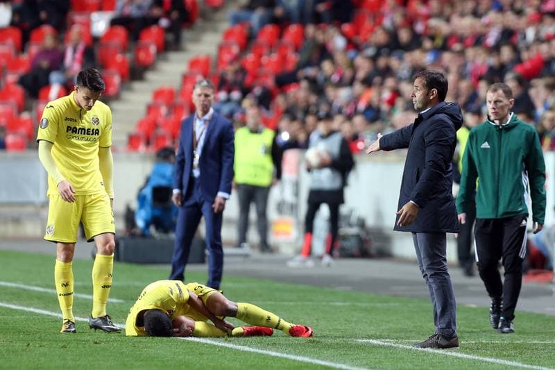 Football. UEFA Europa League. Slavia Prague - Villarreal CF. 02.11.2017