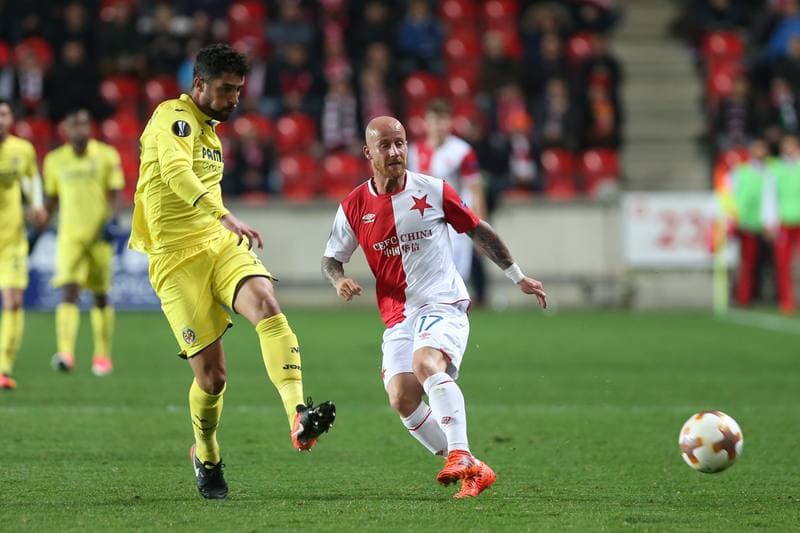Football. UEFA Europa League. Slavia Prague - Villarreal CF. 02.11.2017