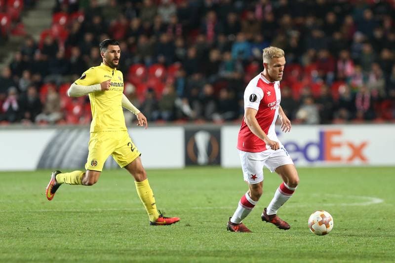 Football. UEFA Europa League. Slavia Prague - Villarreal CF. 02.11.2017