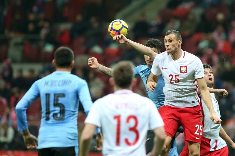 Football. International Friendly. Poland - Uruguay. 10.11.2017