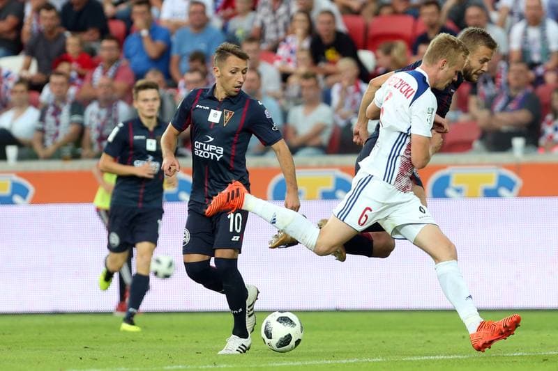 Football. Lotto Ekstraklasa. Gornik Zabrze - Pogon Szczecin. 31.08.2018