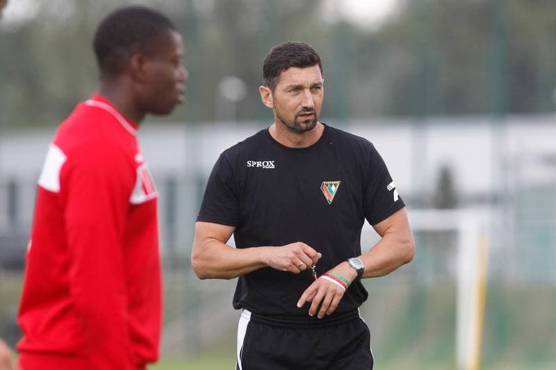 Football. Zaglebie Sosnowiec. Training. 06.09.2018