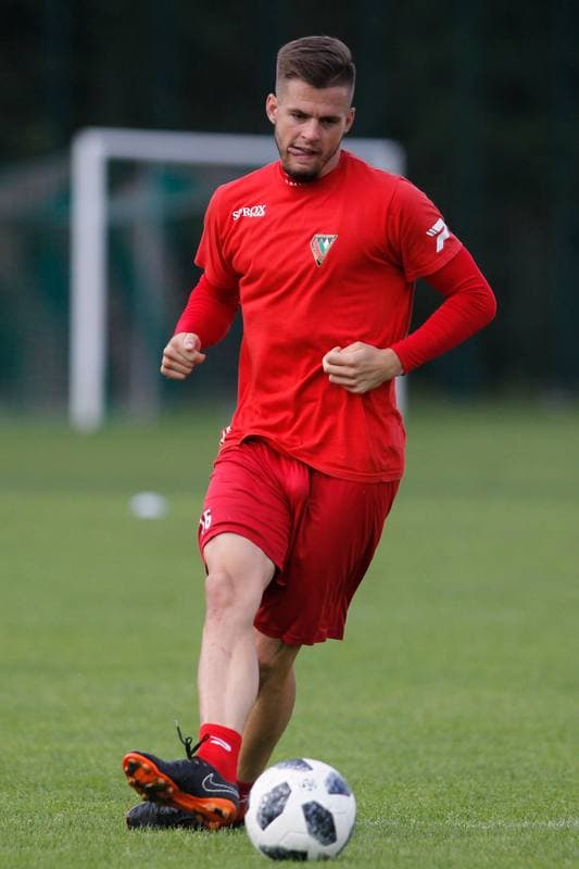 Football. Zaglebie Sosnowiec. Training. 06.09.2018