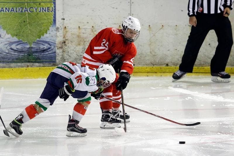 Ice Hockey. Slaska Liga Mlodzikow. UKS Zaglebie Sosnowiec - Reprezentacja Polski Kobiet. 13.09.2018