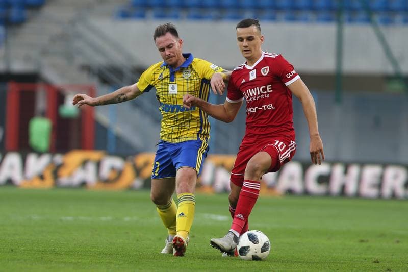 Football. Lotto Ekstraklasa. Piast Gliwice - Arka Gdynia. 15.09.2018