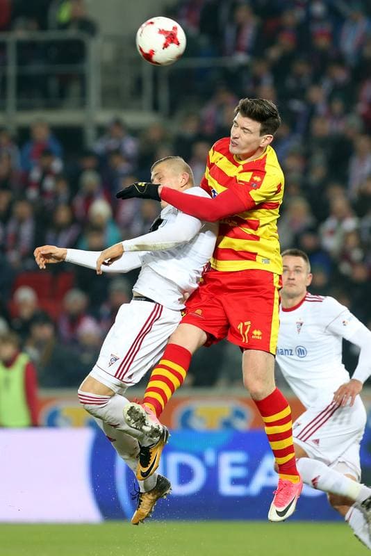 Football. Lotto Ekstraklasa. Gornik Zabrze - Jagiellonia Bialystok. 24.11.2017