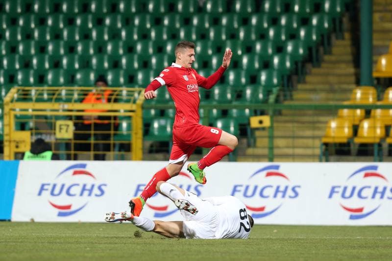 Football. Nice I Liga. GKS Katowice - Miedz Legnica. 25.11.2017
