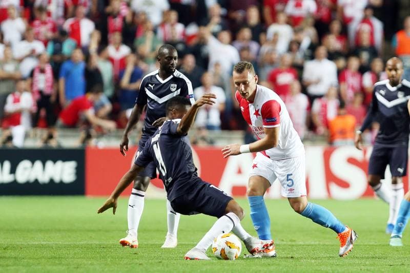 Football. UEFA Europa League. Slavia Prague - Girondins Bordeaux. 20.09.2018