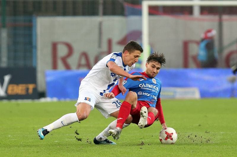 Football. Lotto Ekstraklasa. Piast Gliwice - Lech Poznan. 03.12.2017