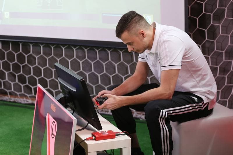 E-sport. Show Match. Piast Gliwice - Legia Warsaw. 12.12.2017