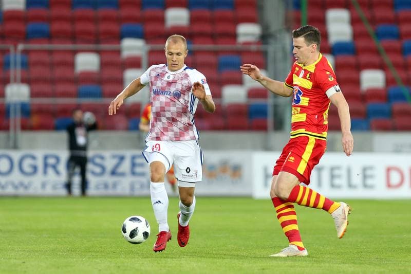 Football. Lotto Ekstraklasa. Gornik Zabrze - Jagiellonia Bialystok. 23.09.2018