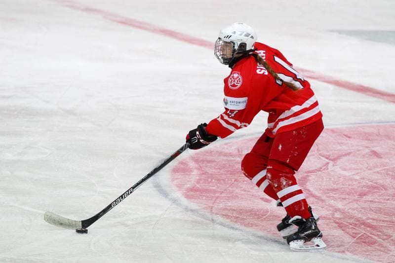 Ice Hockey. Women's U18 World Championship Division 1B. Poland - Denmark. 09.01.2018
