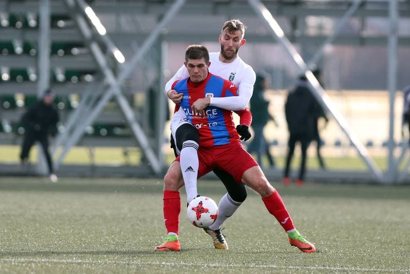 Football. Sparing. MFK Karvina - Piast Gliwice. 20.01.2018