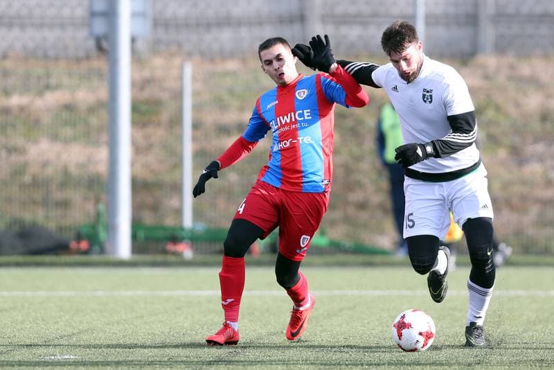 Football. Sparing. MFK Karvina - Piast Gliwice. 20.01.2018