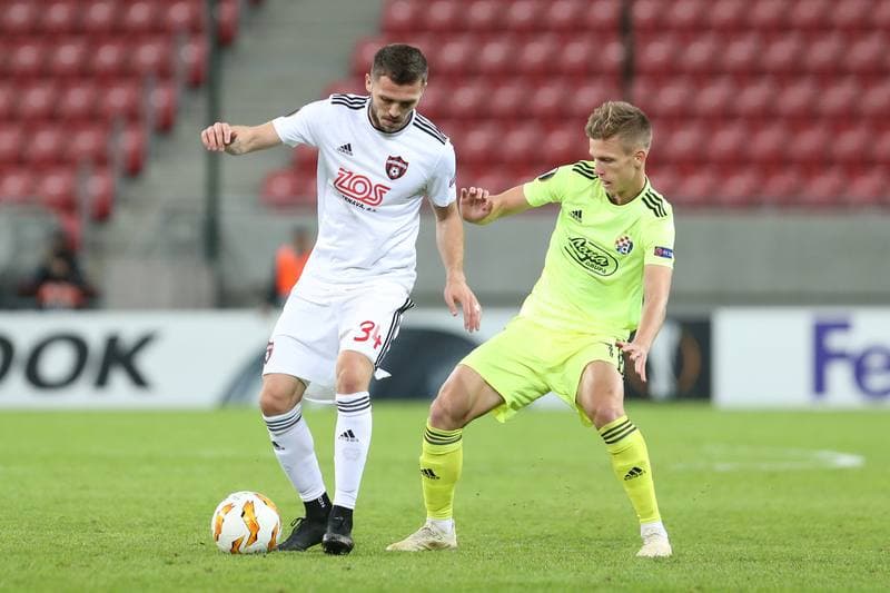 Football. UEFA Europa League. Spartak Trnava - Dinamo Zagreb. 25.10.2018