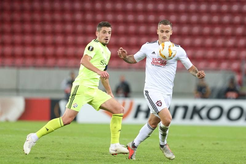 Football. UEFA Europa League. Spartak Trnava - Dinamo Zagreb. 25.10.2018