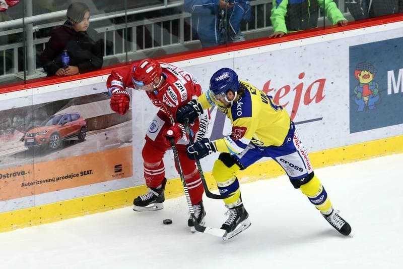 Ice Hockey. Tipsport Extraliga. Ocelari Trinec - Aukro Berani Zlin. 06.02.2018