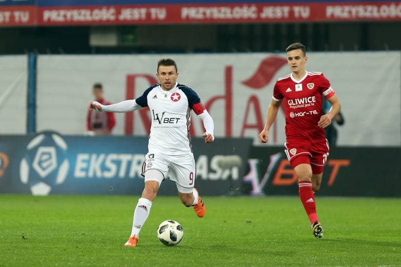 Football. Lotto Ekstraklasa. Piast Gliwice - Wisla Krakow. 02.11.2018